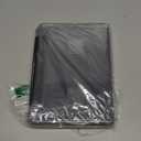 HOICHOE Case for All-New 7" Kindle Paperwhite 12th Gen 2024 and Kindle Colorsoft Signature Edition, Light PU Leather Cover and Transparent Hard Back Shell with Hand Strap, Auto Sleep/ Wake, Noble Black