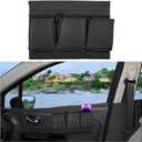 Mandark Leather Car Window Armrest Organizer with Multiple Pockets, Black
Insert installation, holds phones and keys in easy reach, fits most cars, SUVs, and trucks, car interior accessories