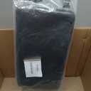 Adjustable Walker Rest Seat, Folding Walker Attachable Seat for Elderly Disabled, Range:20"~24" (Leather)