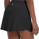 baleaf Women's Pleated Tennis Skirt Golf Skorts for Woman High Waisted Lightweight Athletic Shorts Pockets, Size: S