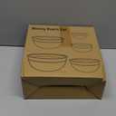 Mixing Bowls Set, 25PCS Stainless Steel Mixing Bowl with Lid Set, Large Nesting Bowls 7, 4.5, 3,2, 1.5QT, Measuring Cups and Spoons Baking Utensils Metal Bowl for Kitchen Prep