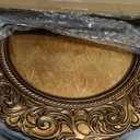 12 Pcs Antique Gold Charger Plates Bulk 13 Inch Embossed Rim Plastic Round Decorative Vintage Plates Charger for Dinner Wedding Party Event Table Setting Decoration 