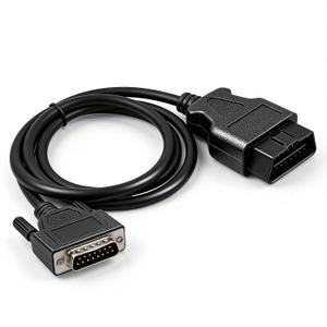 XTPTFABS OBD2 OBDII Cable Fits for Cen Tech Code Reader Scanner Models 60693 60694 60794 62119 62120, ODB2 Connector to 15-Pin Male Adapter Cable (4-FT)