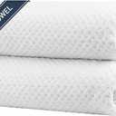 HOMEXCEL Bath Towels Pack of 2, (27 x 54 Inches) Microfiber Ultra Soft Highly Absorbent Bath Towel Set, Lightweight and Quick Drying Towels for Body, Sport, Yoga, SPA, Fitness, White