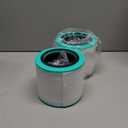 AromaRoom Smoke HEPA H13 Air Purifier Filter Replacement with Coconut Shell Carbon Filters, Compatible with AP100/AP102, Effectively Eliminates Smoke, Harmful Gases, Odors, 2 Packs, AP100-RF-SRGreen