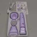 Ufree Bikini Trimmer Electric Razors for Women, Rechargeable Pubic Body Hair Trimmer Electric Shaver for Legs Body Hair, Bikini Shaver IPX7 Waterproof, Gifts for Women, Purple