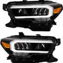 Full LED Headlight Assembly for 2020-2022 Toyota Tacoma Headlamp Replacement Limited TRD Left&Right Side