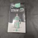 GROSMIMI Spill Proof no Spill Magic Sippy Cup with Straw with Handle for Baby and Toddlers, Customizable, PPSU, BPA Free 10 oz (Aqua green)