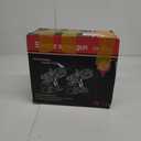 Paint Sprayer, Cosyjazz 1200W HVLP Spray Paint Gun with 5 Nozzles & 3 Spray Patterns, Adjustable Flow Control, 1400ml Container & Cleaning Tools, for House Painting, Fences, Cabinets, Walls etc