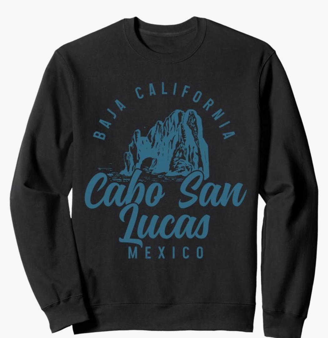 Cabo San Lucas Mexico Mexican Souvenirs Vintage Sweatshirt M