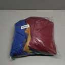 ZITY 7 Pack Mens Polo Shirts with Pocket Moisture Wicking Short Sleeve Outdoor Golf Athletic Work Multipack Shirts (XX-Large)