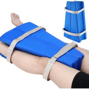DoubleFill Hip Abduction Pillow Hip Surgery Pillow Hip Surgery Recovery Supplies Comfortable Support Hip Replacement Pillow with Strap and Cover for Legs Reducing Pain