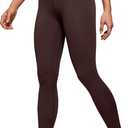 CRZ YOGA Women's Naked Feeling I Workout Leggings 28 Inches - High Waisted Full-Length Yoga Pants (Hot Fudge Brown) M
