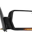 AUTOSAVER88 Door Mirror Compatible with 2007-2014 Ford F150, Right Passenger Side Mirror with Turn Signal Puddle Light Power Adjustable Heated Manual Folding