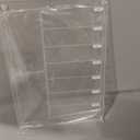 Acrylic Meal Planner Magnetic Menu Board for Kitchen Fridge w/Markers, Clear Weekly Calendar Planning Board Noteboard Refrigerator Dry Erase Board to Do/Grocery/Shopping List/Chore Chart, 12.8x9’’