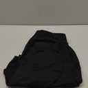 Bermuda Shorts for Women Cargo Cotton Shorts High Waist Knee Length 6 Pockets 2025 Summer Casual (X-Large, Black)