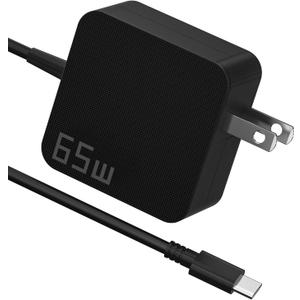 65W USB C Laptop Charger, Universal Fast Charging Power Adapter - Compact Type C Charger Block for MacBook, Dell, HP, Travel, Home & Office Use