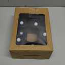 Pooqla Decorative Led Light Up Number Letters, Black Plastic Marquee Number Lights Sign for 50th Birthday Party Wedding Decor Battery Operated Black Decoration 50