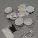 BLS LED Puck Lights with Remote Control, Wireless Under Cabinet & Closet Lighting, RGB 13 Color Changing Lights with Dimmer, Timer & AA Battery Operated, Push, Touch, Stick on for Night, Wall, 6 Pack