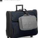 Travel Select Amsterdam Business Rolling Garment Bag, Softside Expandable Rolling 2-Wheeled Suit Carrier, Navy, One Size