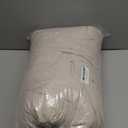 MUXHOMO 7 Pieces Queen Comforter Set, Soft Bed in a Bag Queen Size, All Season Bedding Set with Comforter, Flat Sheet, Fitted Sheet, Pillowcases & Shams, Beige