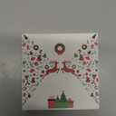 Cross Christmas Ornament, 3.5 Inch Ceramic Nativity Ornament, Christmas Tree Ornaments, Christian Gifts, Religious Gifts, Gifts for Christmas, Perfect for Holiday Party, Tree, Window (Cross Spring Flower)