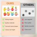Cute Mini Magnetic Flower Vase Fridge Magnets,Funny Plant Magnets for Fridge Decorative,3D Ceramic Vase Decoration for Home,Kitchen,Office,School,Locker,Whiteboard