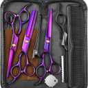 Wenshall Hair Cutting Scissors Professional 6.89 inch Barber Scissors Multifunctional Salon Thinning Scissors Straight Shears Tools for Mother Father Friends' Christmas Gift