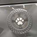 Decflow 10L Stainless Steel Dog Water Bowl, No Spill Anti-Splash Dog Bowls with XXL Silicone Mat, Spill-Proof Slow Feeder for Messy Drinkers, Heavy Duty Pet Bowls for Indoor/Outdoor Use Grey