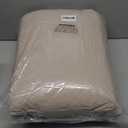 WDCOZY 100% Pre-Washed Cotton Oversized King Size Quilt Set - Beige California Cal King Soft Lightweight Bedspread, Textured Like Linen, Farmhouse Country Rustic Coverlet, Diamond Stitch Bedding