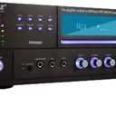 Pyle Home Theater Bluetooth Amplifier Receiver - 4 Channel 3000 Watt Stereo Speaker Home Audio Amplifier Receiver w/Radio, USB, 2 Microphone w/Echo, CD DVD Player, LCD, Rack Mount - PD3000BT.5