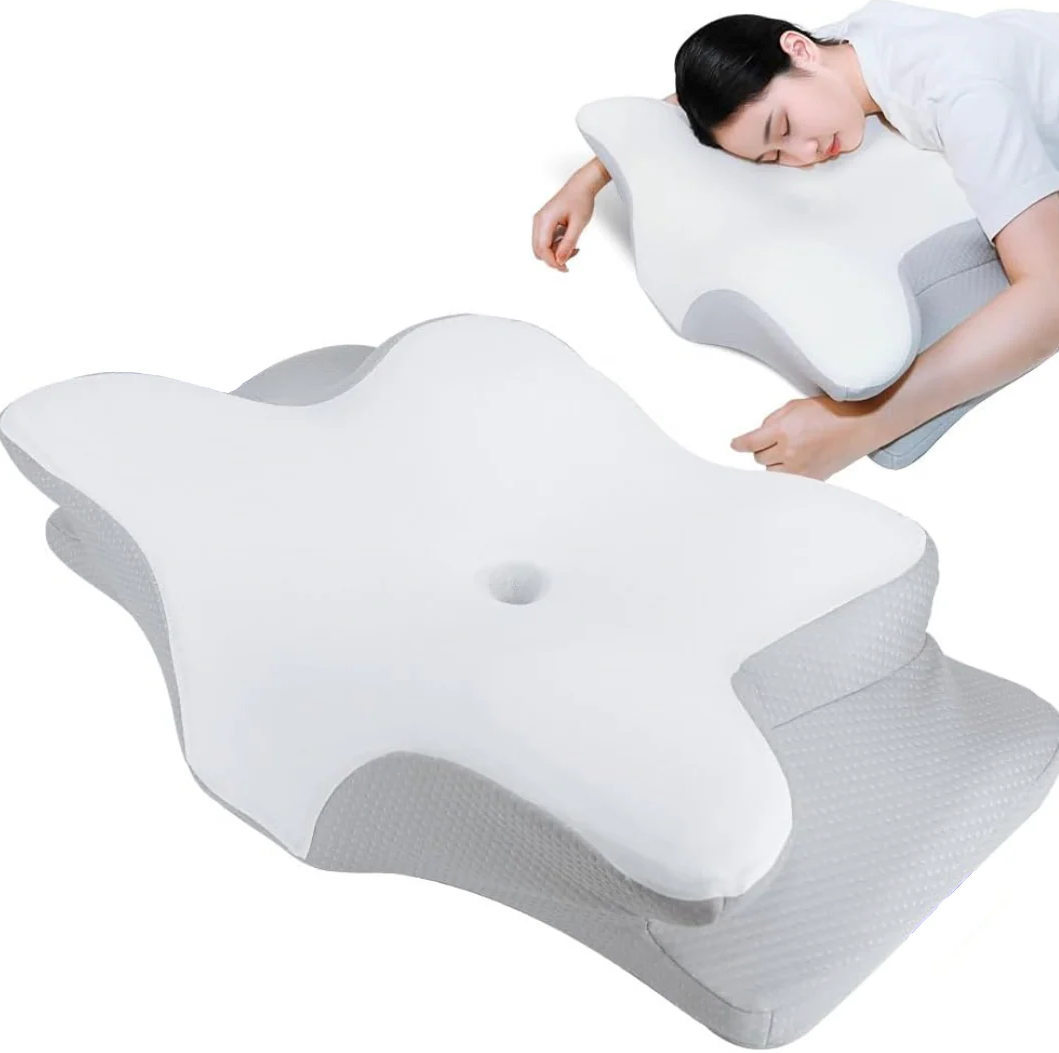Cervical Neck Pillow  Ergonomic Side Sleeper Pillow, Neck Support Ergonomic Pillows Side Sleeper Pillow, for Side, Back, Stomach Sleepers