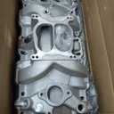 2101 2001 Intake Manifold Kit Aluminum Performance Dual Plane Compatible with Chevy Small Block 1955-1995 SBC 262 265 267 283 302 305 307 327 350 400 V8 Engine, Silver