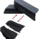Dunhil Front Door Panel Armrest Cover Replace for Pilot 2009 2010 2011 2012 2013 Leather Armrest with Door Clip Panel Trim Removal Tool (Black)