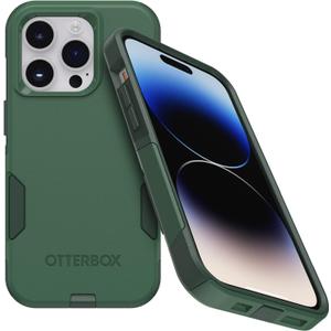 OtterBox iPhone 14 Pro (ONLY) Commuter Series Case - Trees Company (Green), Slim & Tough, Pocket-Friendly, with Port Protection