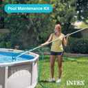 Intex 28002E Cleaning Maintenance Swimming Pool Kit with Vacuum, Surface Skimmer, and Telescoping Pole for Above Ground Pools (Pool Sold Separately)