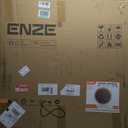 ENZE LED Bathroom Mirror 32 Inch Round with Lights