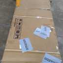 30" x 84" Bifold Sliding Barn Door, K Shaped Panel with Sliding Hardware Kit Set, Finished Closet Door Slab, 2.83FT Track for 2 Doors, MDF, White