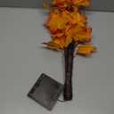 Artificial Fall Lighted Maple Tree 24 LED Thanksgiving Decorations Table Lights Battery Operated for Wedding Party Gifts Indoor Outdoor Autumn Harvest Home Decor (1 Pack)