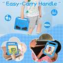BMOUO Kids Case for iPad 6th/5th Generation (iPad 9.7-inch, 2017/2018), iPad 9.7/Air 2 Cas e with Screen Protector, Shockproof Handle Stand iPad 6th 5th Generation Case for Kids, Blue