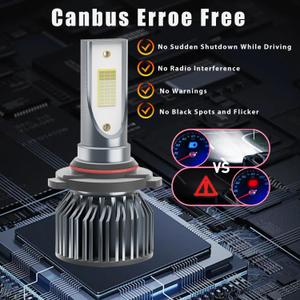 Wenicaca Silverado Dedicated Accessory,Fit for Chevy Silverado 1500(2007-2015) Silverado 2500 HD 3500 HD(2007-2019),6000 K 05 H 11 L,Plug and Play,No Errors,Pack of 2