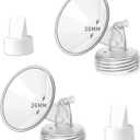26mm Wide Mouth Flange and Duckbill Valve Compatible with Spectra S1/S2 and 9 Plus Not Original Spectra Pump Parts Replacement