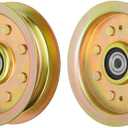753-08171 Idler Pulley 756-04129B Mower Deck Pulley Replaces for Cub Cadet 756-04129 956-04129 956-04129C 756-04129C, 2 Pack