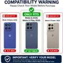 for Moto g 2026 Case 5G G Play 2025 [10FT Military Grade Drop Test] Cute Planet Soft Slim TPU Protective Shockproof Phone Case Cover (Unintentional Flowers)
