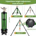 Pattiumo Sprinklers for Yard, 360 Tripod Sprinklers for Yard Large Area, 3/4" Connector Lawn Sprinkler, Adjustable Height 16-37, Water Sprinkler for Lawn/Garden/Patio, 1Pack
