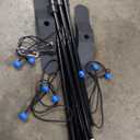 8x8 Ft Telescopic Banner Stand Step and Repeat Adjustable Backdrop Display Stand