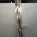 Ivilon Window Curtain Rod End Cap - 1 inch Pole. 120 to 240 Inch. Warm Gold
