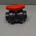 FANOVO PVC Union Ball Valve,2"True Union Ball Valve with Full Port,EPDM O-Rings,PVC Valve for Swimming Pool, Irrigation (1, 2")