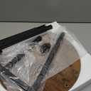 Plant Stand Indoor 4 Tier 5 Potted Multiple Flower Pot Holder for Patio Garden Balcony Living Room Corner (4 Tier Black+Rustic Brown)