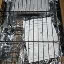 Heavy Duty Garment Rack, Free-Standing Rolling Clothes Rack with Fitted Grey Oxford Cover, Extra Large Wardrobe Storage Rack/Organizer